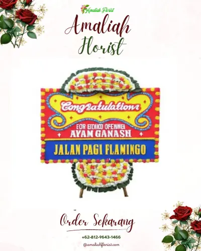 Bunga Papan Congratulation di Bujel